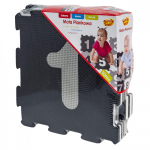 Matt beebidele - pusle Smily Play Numbers SP84352, 29 cm x 29 cm, 9 tk, valge v./must v.