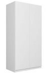 Riidekapp SD-90, valge v., 90 cm x 50 cm x 180 cm