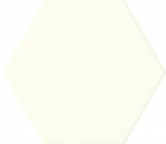 Plaadid, keraamiline Tubadzin Burano White Hexagon PS027150110-0125-1-041, 11 cm x 12.5 cm, valge v.