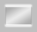 Peegel Vento Prato LED, valgustusega, rippuv, 80 cm x 60 cm, h&otilde;be v.