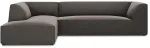 Nurgadiivan Micadoni Home Ruby 4 Seats, tumehall v., vasak, 273 x 180 cm x 69 cm