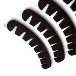 Pottide padjad Aspro, must, 9 tk