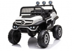 Laste elektriauto Lean Toys Mercedes Unimog, valge v.