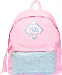 Kooli seljakott Amelie MARE0041, sinine/roosa, 37 cm x 12 cm x 40 cm