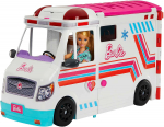 Nukule m&otilde;eldud auto Mattel Barbie Transforming Ambulance, mitmev&auml;rviline