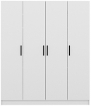 Esiku riidekapp Kalune Design Noah 8200, valge v., 35 cm x 180 cm x 210 cm