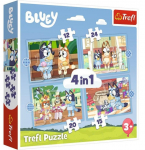 Pusle Trefl 4in1 Bluey & The World, 71 tk, mitmev&auml;rviline