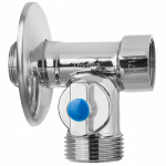 Klapp Invena, kuul/kolmesuunaline, pesumasina &uuml;hendamiseks, n&otilde;udepesumasina jaoks, 1/2 tolli - v&auml;liskeere, 1/2 tolli - sisekeere, 3/4 tolli - v&auml;liskeere