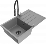 K&ouml;&ouml;givalamu koos kraaniga Mexen Bruno Aster, graniit, 79.5 cm x 49.5 cm x 20 cm, hall/kroom