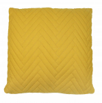 Dekoratiivpadjap&uuml;&uuml;r Dunaj PDU-07, sinep, 40 cm x 40 cm