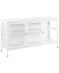 Vitriinkapp Beliani Newport, valge v., 115 cm x 35 cm x 65 cm