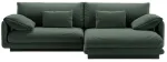 Nurgadiivan Micadoni Torino Structured, roheline v., parem, 250 x 170 cm x 83 cm