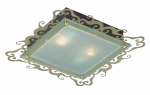 Valgusti plafoon Candellux Lighting Casablanca, E27, 2 x 60 W, must v.