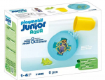 Veem&auml;ng Playmobil Junior Aqua Water Wheel With Baby Shark 71688, mitmev&auml;rviline, 6 tk