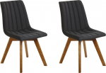 Toolide komplekt Beliani Calgary, matt, must v., 53 cm x 45 cm x 84 cm, 2 tk