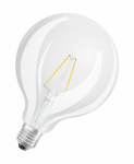 Lambipirn Osram Retrofit Classic Globe LED, E27, soe valge, E27, 2.5 W, 250 lm