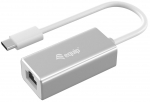 Adapter Equip 133454 USB Type-C Male, RJ-45 Female, 0.15 m, h&otilde;be v.