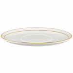 Serveerimistaldrik Ambition Aura Gold, 20.5 cm x 12.2 cm x 1.5 cm, kuldne v./valge v., portselan