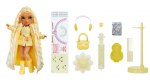 Nukk aksessuaaridega Rainbow High Winter Wonderland Sunny, 28 cm, kollane v.