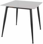 Laud Rion, valge v./must v., 75 cm x 80 cm x 76 cm