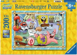 Pusle Ravensburger Spongebob Squarepants New Adventures In Bikini Bottom, 36 cm x 49 cm, 200 tk, mitmev&auml;rviline