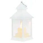 Dekoratsioon, sisseehitatud led valgustusega ''Latern'' LED-valgustusega, 14 cm, 6.4 cm, valge v.