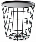 Kohvilaud Homla Scandi, must v., 41 cm x 41 cm x 41 cm