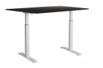 Kirjutuslaud reguleeritava k&otilde;rgusega Sun-Flex EasyDesk Adapt III, valge v./must v.
