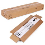 S&uuml;learvutilaud reguleeritava k&otilde;rgusega ModernHome Electric, valge v./must v.