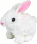 Pehme m&auml;nguasi j&auml;nes Lean Toys, valge v., 14 cm