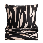 Voodipesukomplekt Homla Taro Basic 243258, must v./beež v., 70 x 80 cm, 140 x 200 cm, 2 tk