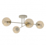 Valgusti lagi Emibig Roma, E14, 4 x 10 W, merevaigu-kollane v.