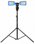 Ehitusvalgusti koos statiiviga, alus GE HT1E455, 100 W, 10000 lm, 6500 &deg;K, IP54, must v.