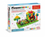Magnetkonstruktor Picasso Tiles Hedgehog Blocks Farm PTB100, 100 tk, mitmev&auml;rviline