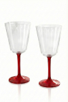 Veiniklaaside komplekt Hermia Forever Us, klaas, 0.28 l, 2 tk, punane v.