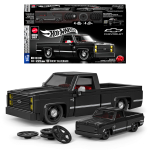 Konstruktor, auto Mattel Hot Wheels Chevrolet 83 Chevy Silverado JKG42, 225 tk, must v.