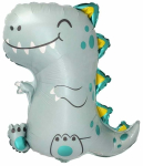 Fooliumist &otilde;hupall erikujuga Flexmetal Small Dino Rex, roheline v.