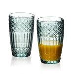 Klaaside komplekt Mondex Ella, klaas, 0.37 l, 4 tk, roheline v.