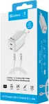 Telefoni laadija Sandberg 441-75, 2 x USB Type C, valge v., 65 W