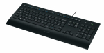 Juhtmega arvutiklaviatuur Logitech K280e, EN, must v.