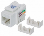 V&otilde;rgutoodete lisad Intellinet Cat5e UTP Keystone Jack, valge v.