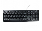 Juhtmega arvutiklaviatuur Logitech K120, EN/LT, must v.