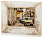 Fotoraam Bad Disain, 21 cm x 30 cm, valge v.