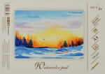 Akvarellpaber SMLT, A4, 160 g/m&sup2;, 29.5 cm x 20.8 cm, 20 lk. tk.