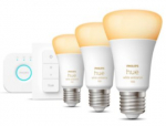 Nutikas pirn Philips Hue Starter Set LED, E27, valge v., E27, 8 W, 806 - 1100 lm, 3 tk