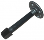 Seinale kinnitatav riidepuu Kalune Design BoruRaf 108, 8 cm, must v.