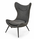 Tugitool Atlantis, must v./tumehall v., 80 cm x 77 cm x 106 cm