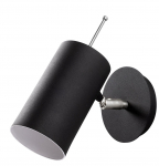 Valgusti seinale Opviq Kem 6381, E27, 1 x 40 W, must v./nikkel v.