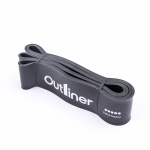 Takistuskumm Outliner LP8410, 208 cm x 4.5 cm x 6.4 cm, must