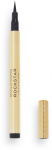 Silmalainer Makeup Revolution London Rockstar, 1 ml, must v. black